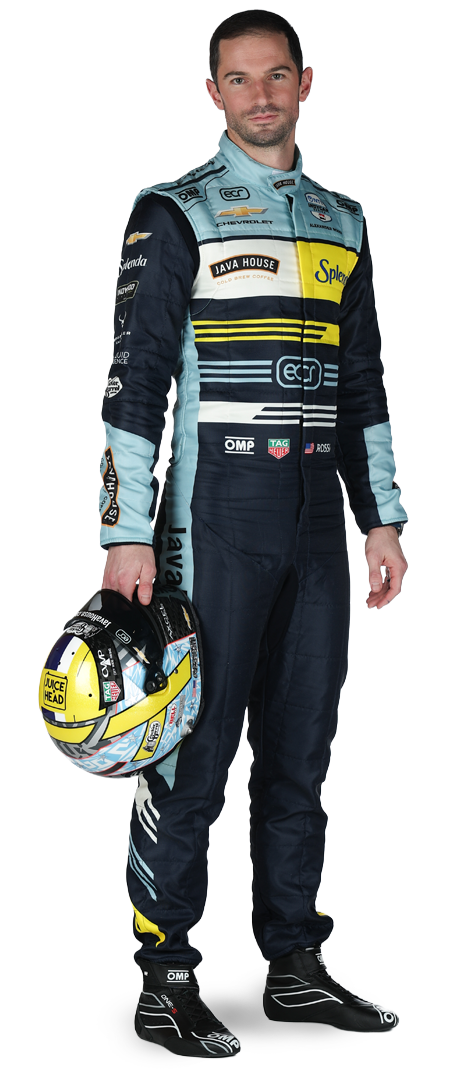 Alexander Rossi standing