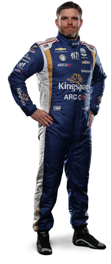 Conor Daly standing