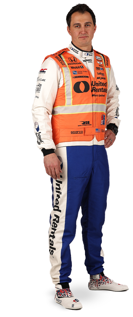 Graham Rahal standing