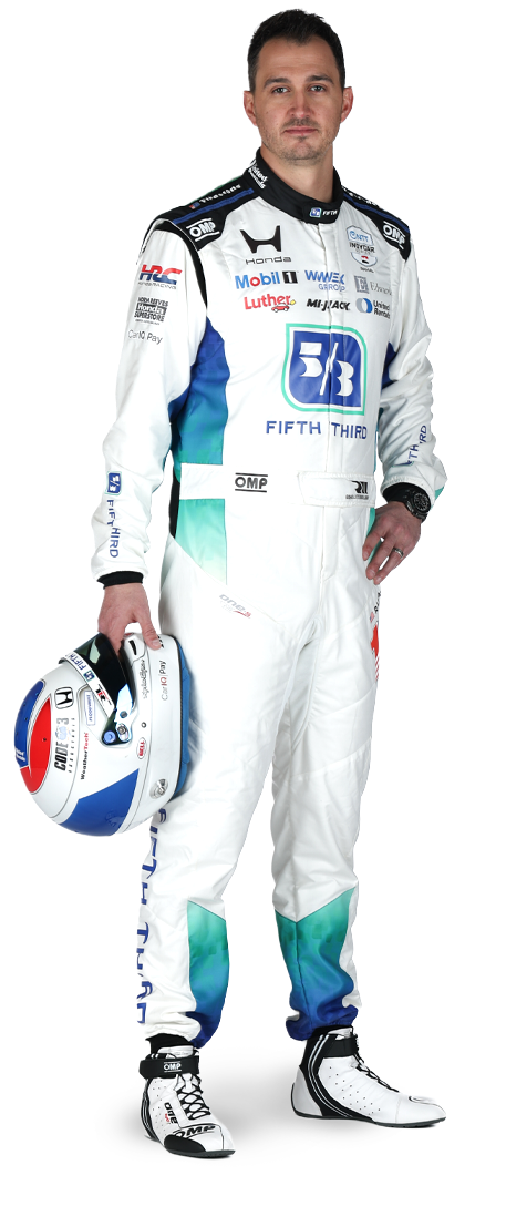 Graham Rahal standing