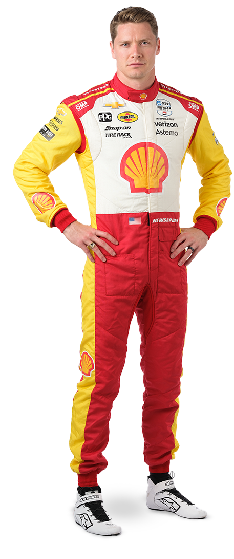 Josef Newgarden standing