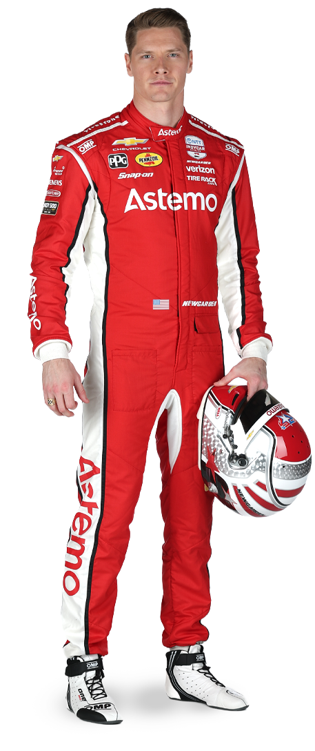 Josef Newgarden standing