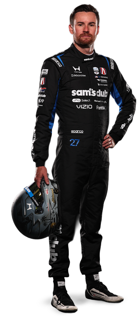 Kyle Kirkwood standing