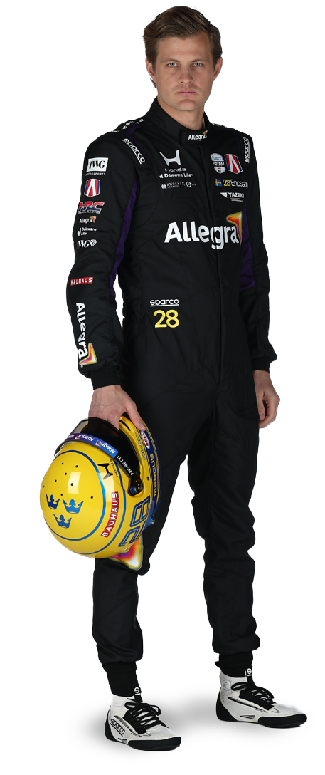 Marcus Ericsson standing