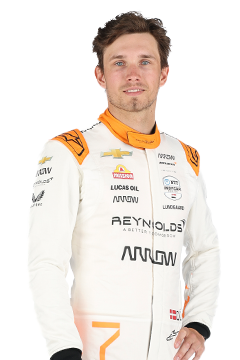 Bust of Christian Lundgaard, driver of the #7