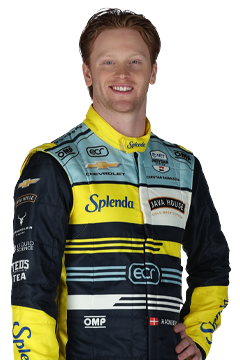 Bust of Christian Rasmussen, driver of the #21