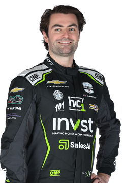 Bust of Jack Harvey, driver of the #24