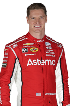 Bust of Josef Newgarden, driver of the #2