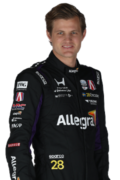 Bust of Marcus Ericsson, driver of the #28