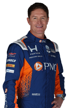 Bust of Scott Dixon, driver of the #9