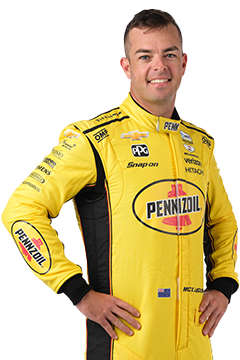 Bust of Scott McLaughlin, driver of the #3