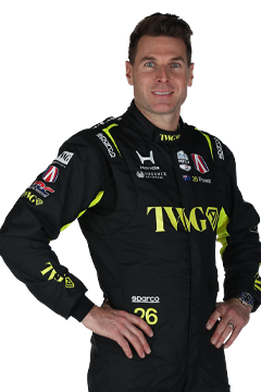 Bust of Will Power, driver of the #26