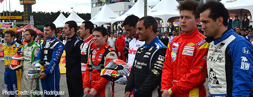 INDYCAR Stars at Montoya Karting Event