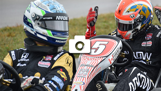 Ryan Briscoe and James Hinchcliffe