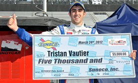 Thumbnail for Vautier grabs Sunoco Pole Award for St. Petersburg opener
