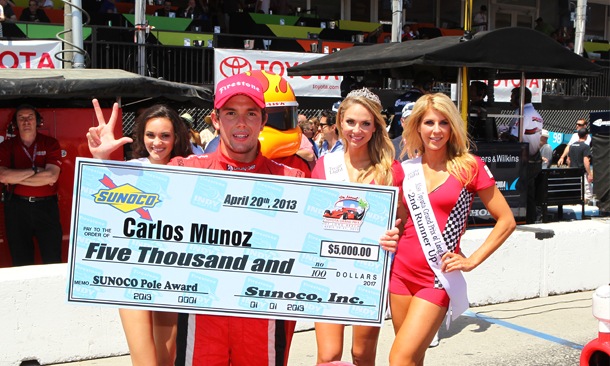 thumbnail for Familiar sight: Munoz, Hawksworth on front row