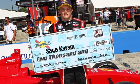 thumbnail for Karam earns second pole, aims to take points lead