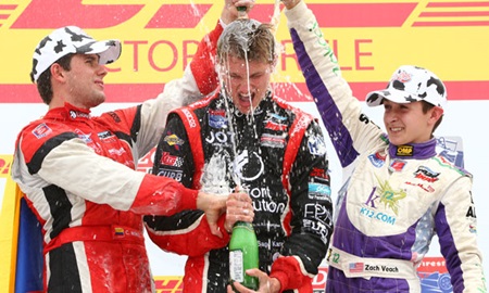 thumbnail for Karam earns first series win in the Milwaukee 100