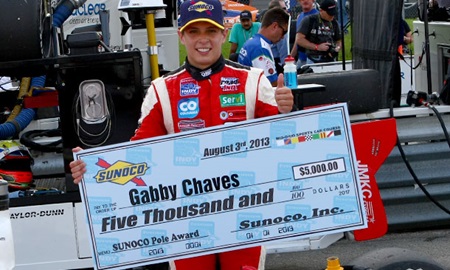 thumbnail for Chaves earns career-first Sunoco Pole Award