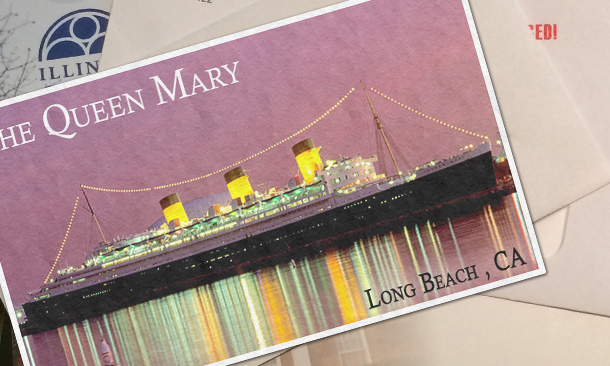 thumbnail for Long Beach postcard: Ship part of city's fabric
