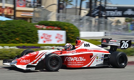 thumbnail for Veach's final-lap sprint earns Long Beach pole