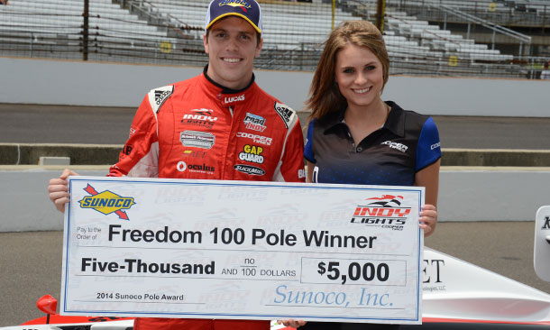 thumbnail for Razia earns Sunoco Pole Award for Freedom 100