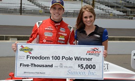 Thumbnail for Razia earns Sunoco Pole Award for Freedom 100