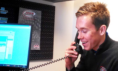 thumbnail for Hawksworth helps launch Iowa Speedway sales