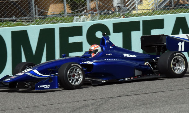 Thumbnail for Indy Lights drivers off and flying at Homestead