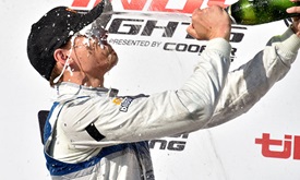 Thumbnail for Chilton leads 1-2 Carlin finish at Iowa oval