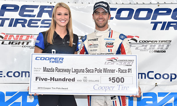 Thumbnail for Jamin resets pole record in USF2000 qualifying