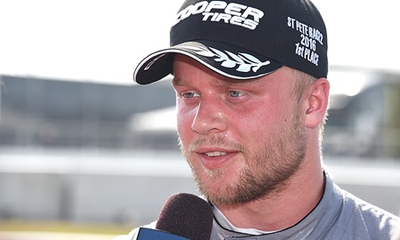 thumbnail for Rosenqvist rebounds to win second St. Pete Indy Lights race
