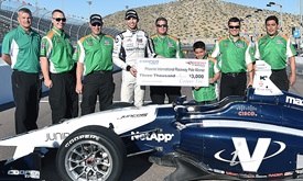 Thumbnail for Kaiser keeps climbing with Indy Lights pole in Phoenix