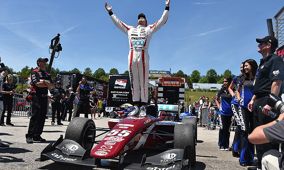 thumbnail for Urrutia becomes fifth Indy Lights winner in as many 2016 races