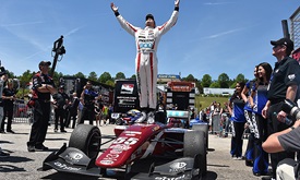 Thumbnail for Urrutia becomes fifth Indy Lights winner in as many 2016 races