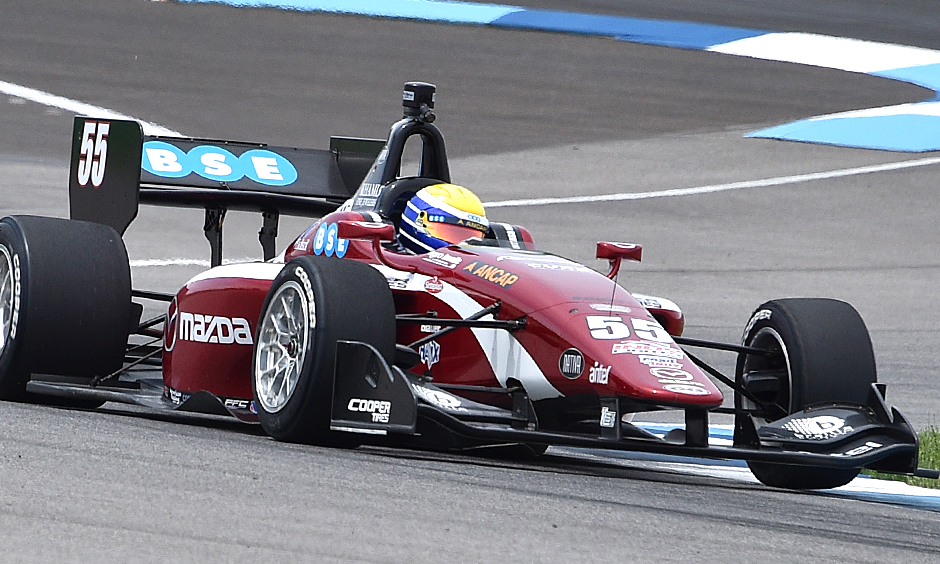 thumbnail for Urrutia sets pace in Indy Lights practice on IMS road course