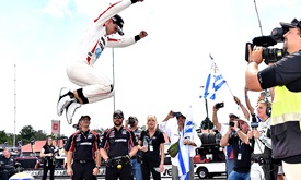 Thumbnail for Urrutia leaps into Indy Lights championship lead with Mid-Ohio sweep