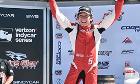 Thumbnail for Veach wins Indy Lights race at The Glen as title battle gets real
