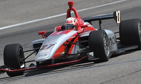Thumbnail for Andretti's Jamin sets pace in Indy Lights test on Homestead oval