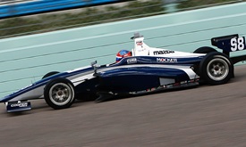 Thumbnail for Now experienced in Indy Lights, Herta gets quickly up to speed