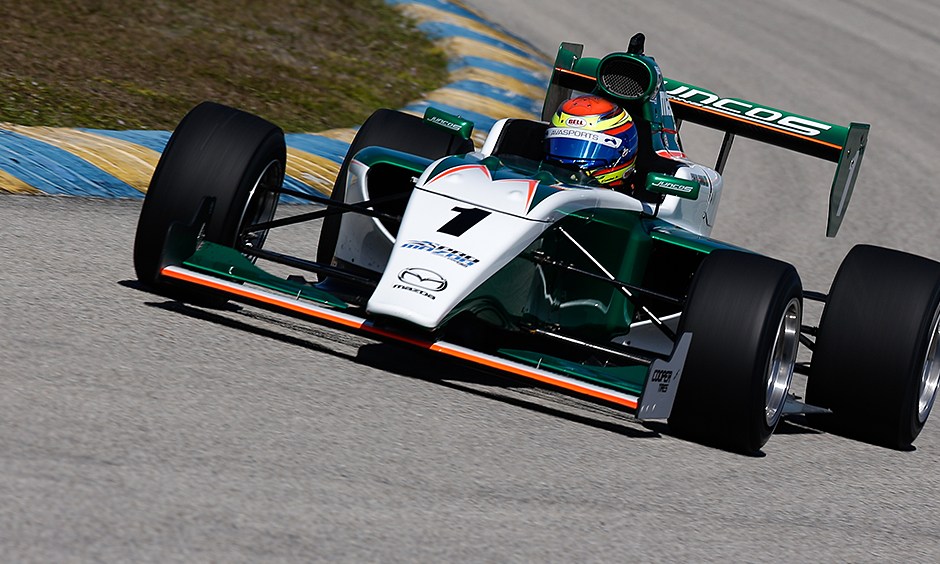 thumbnail for Pro Mazda, USF2000 teams complete two days of spring training testing