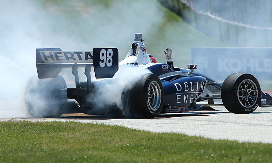 thumbnail for MRTI Road America notes: Herta takes fourth straight Indy Lights win