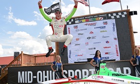 Thumbnail for MRTI Mid-Ohio notes: O’Ward extends Indy Lights points lead with first-race win