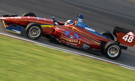 thumbnail for Norman pushing to crack Indy Lights win column at Gateway