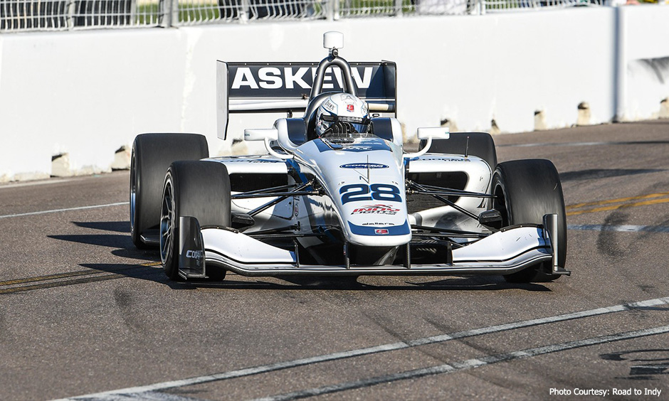 thumbnail for Askew, Megennis adjusting to life in Indy Lights