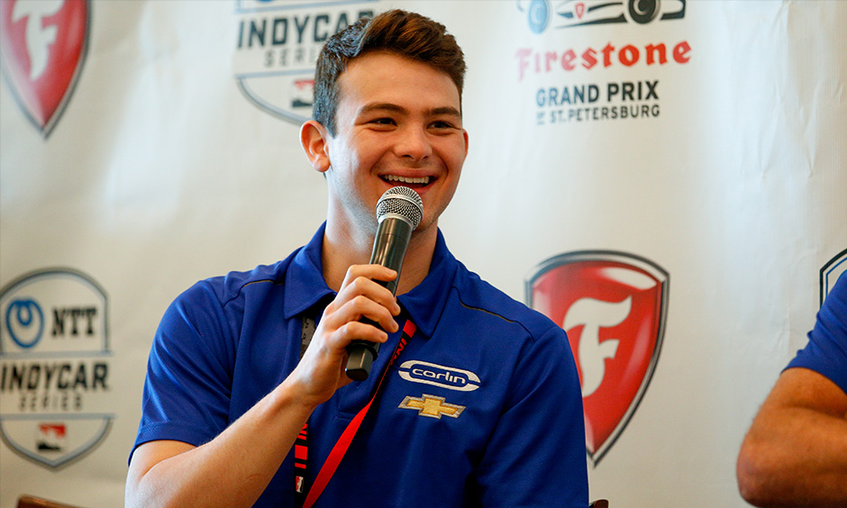 Thumbnail for Deal with Carlin puts smile back on O'Ward's face