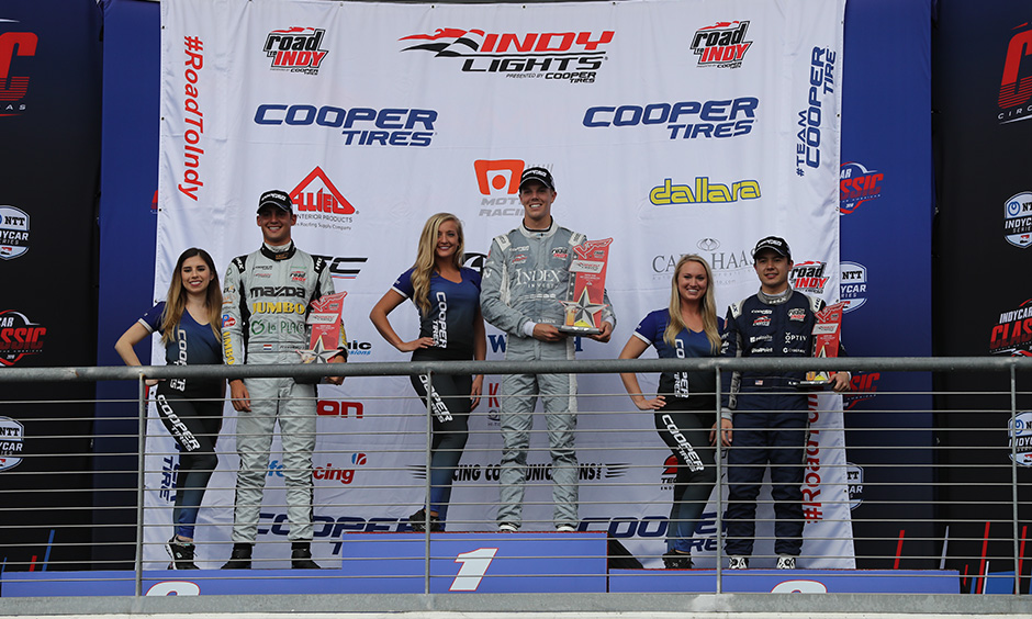 thumbnail for Askew drives away to easy Indy Lights win at COTA