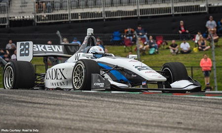 thumbnail for Askew needs to work harder to complete Indy Lights COTA sweep