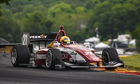 Thumbnail for Road to Indy notes: VeeKay rebounds for Indy Lights victory