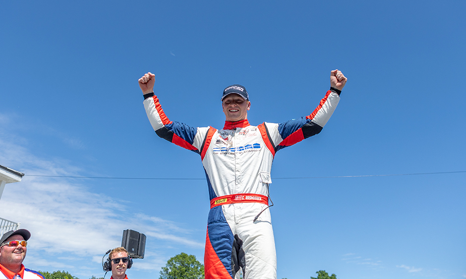 thumbnail for Rasmussen Rushes to First Lights Victory at Road America